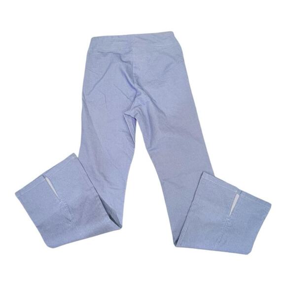 Hue Light‎ Blue Flare Pants w/ Front Slit – Size S 🌀 - Picture 2 of 5